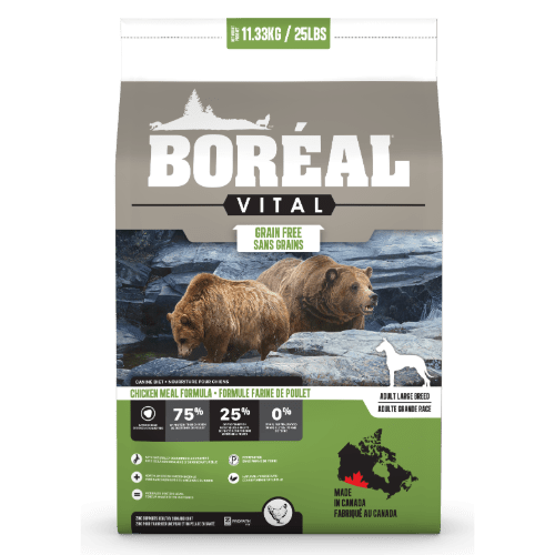 Vital Large Breed Chicken Meal - Grain Free - Dry Dog Food - BORÉAL - PetToba - Boreal