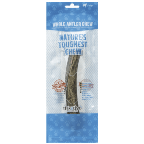 Whole Antler Chew Large 7.5" - This & That - PetToba - This & That