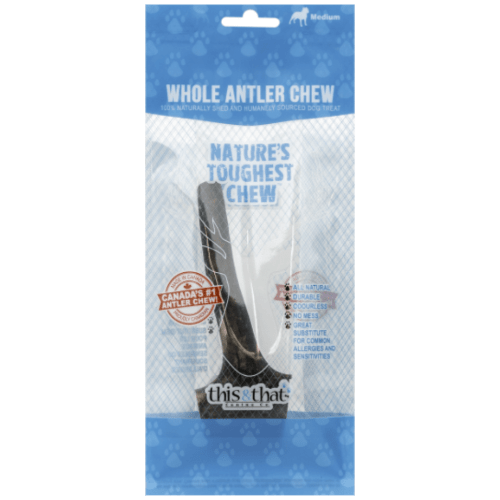 Whole Antler Chew Medium 6.5" - This & That - PetToba - This & That