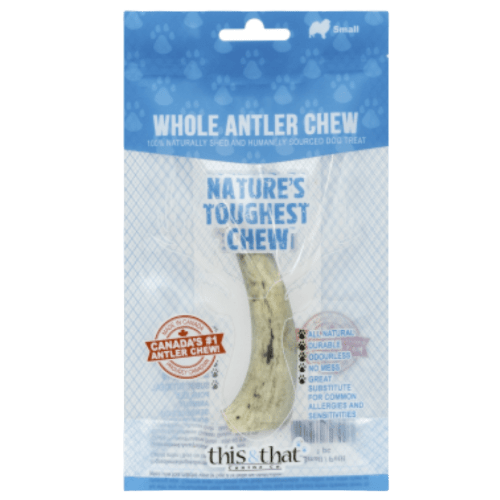 Whole Antler Chew Small 5.5" - This & That - PetToba - This & That