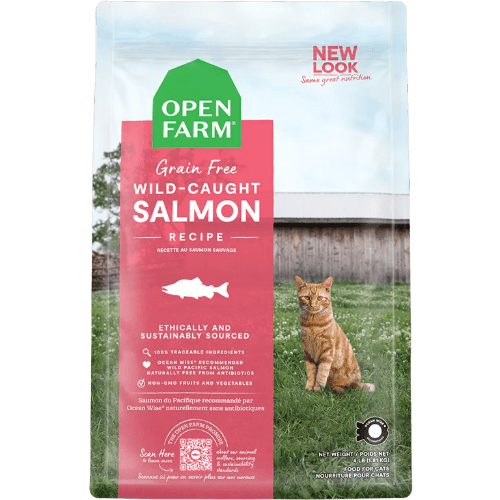 Wild - Caught Salmon - Dry Cat Food - Open Farm - PetToba - Open Farm