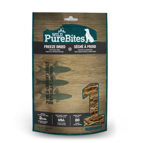 Wild Caught Smelt - Freeze Dried Dog Treats - PureBites - PetToba - PureBites