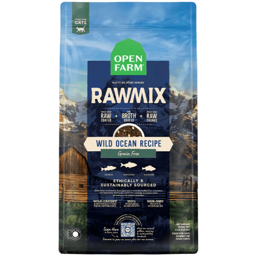 Wild Ocean Grain - Free RawMix - Dry Cat Food - Open Farm - PetToba - Open Farm