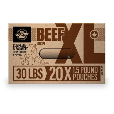 XL Beef - Frozen Raw Dog Food - Big Country Raw - PetToba - Big Country Raw