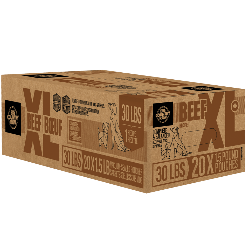 XL Beef - Frozen Raw Dog Food - Big Country Raw - PetToba - Big Country Raw