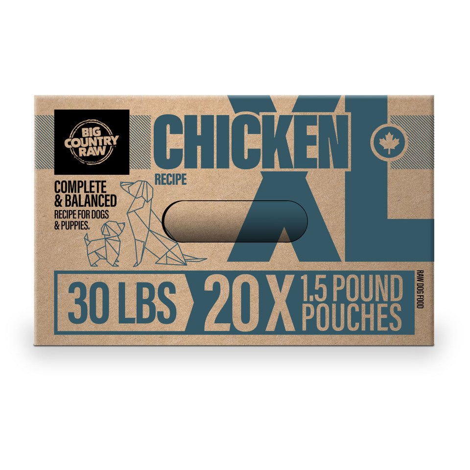 XL Chicken - Frozen Raw Dog Food - Big Country Raw - PetToba - Big Country Raw