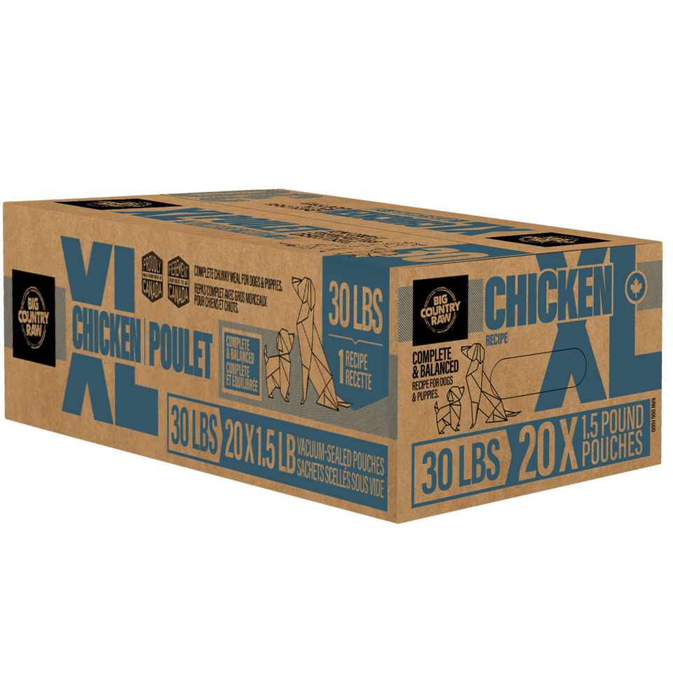 XL Chicken - Frozen Raw Dog Food - Big Country Raw - PetToba - Big Country Raw