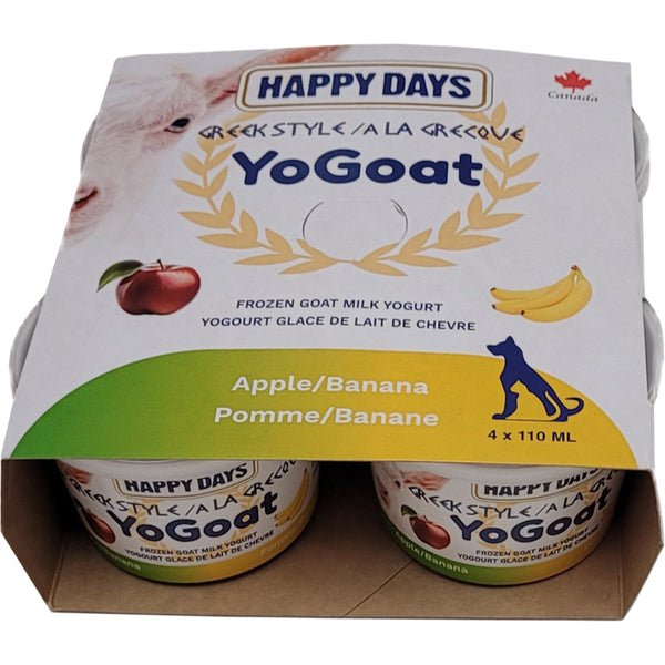 Yo - Goat Banana Apple - Frozen Raw Dog Treats - Happy Days - PetToba - Happy Days