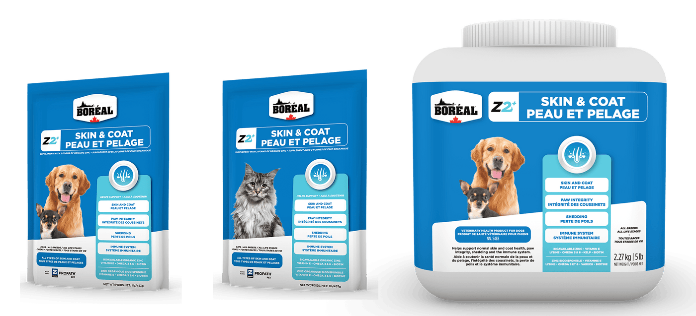 Z2+ Skin and Coat Zinc Supplement - Dog & Cat Supplements - BORÉAL - PetToba - Boreal