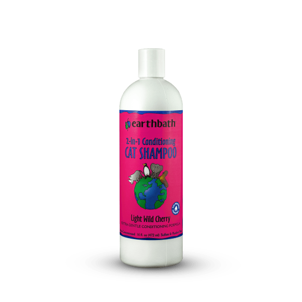 2-in-1 Conditioning Cat Shampoo Wild Cherry - earthbath - PetToba-Earthbath