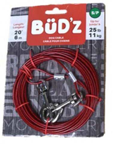 20' Tie Out - up to 25lbs - Bud'z - PetToba-Bud'z