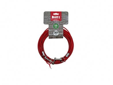 30' Tie Out - up to 15lbs - Bud'z - PetToba-Bud'z