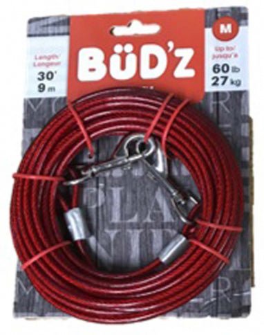30' Tie Out - up to 60lbs - Bud'z - PetToba-Bud'z