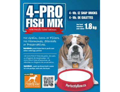 4-Pro Fish Mix (Perfectly Raw™) - PetToba-Perfectly Raw