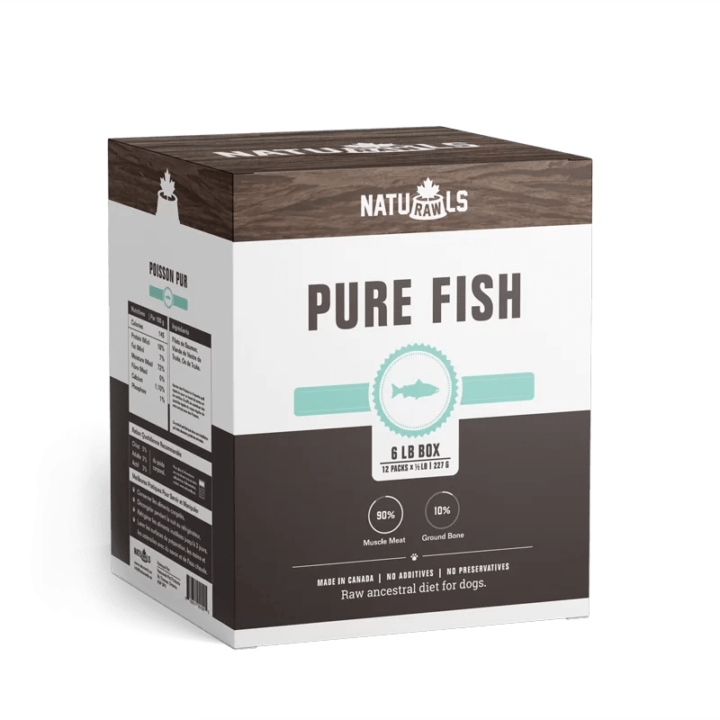 6lb Pure Fish Raw Dinner 12 x 227g - Frozen Dog Raw Food - Naturawls - PetToba-Naturawls