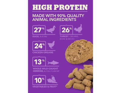 ACANA Bone Broth Infused Freeze-Dried Patties/ Morsels for Dogs - Duck Recipe - Freeze Dried Dog Food - ACANA - PetToba-ACANA