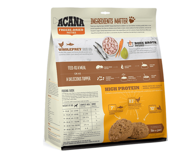 ACANA Bone Broth Infused Freeze-Dried Patties/Morsels for Dogs - Free-Run Chicken Recipe - Freeze Dried Dog Food - ACANA - PetToba-ACANA