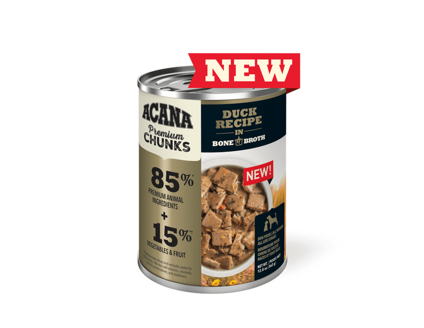 ACANA Premium Chunks - Duck Recipe in Bone Broth - Wet Dog Food - ACANA - PetToba-ACANA