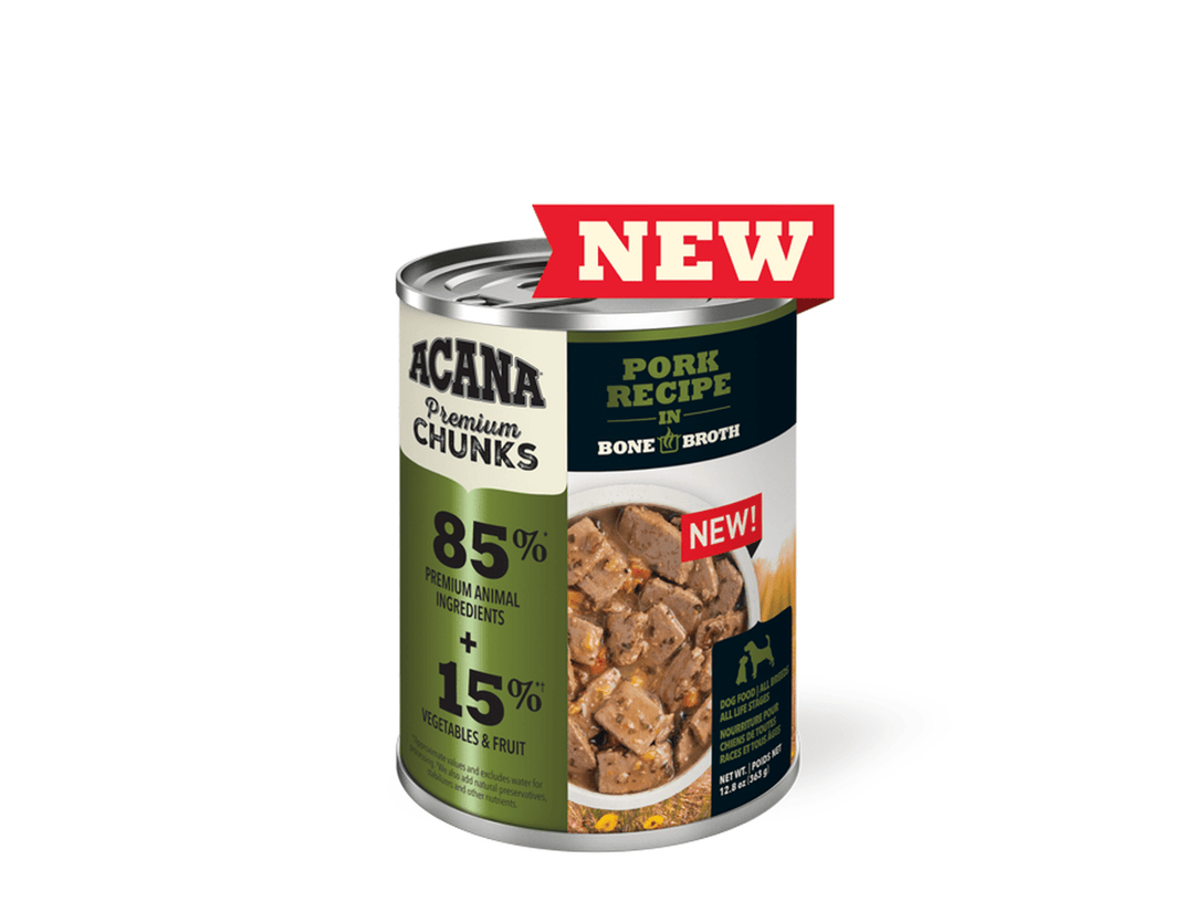 ACANA Premium Chunks - Pork Recipe in Bone Broth - Wet Dog Food