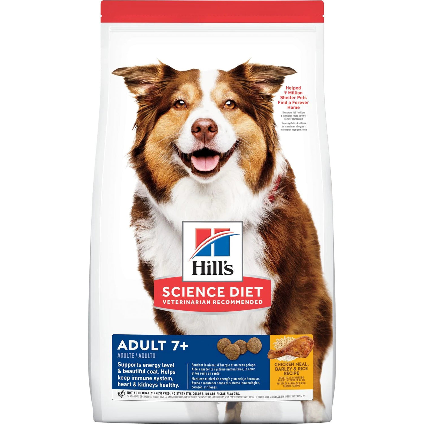 Adult 7+ Chicken Meal, Barley & Rice Recipe - Dry Dog Food - Hill's Science Diet - PetToba-Hill's Science