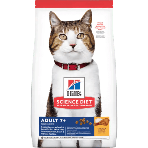 Adult 7+ Chicken Recipe - Dry Cat Food - Hill's Science Diet - PetToba-Hill's Science