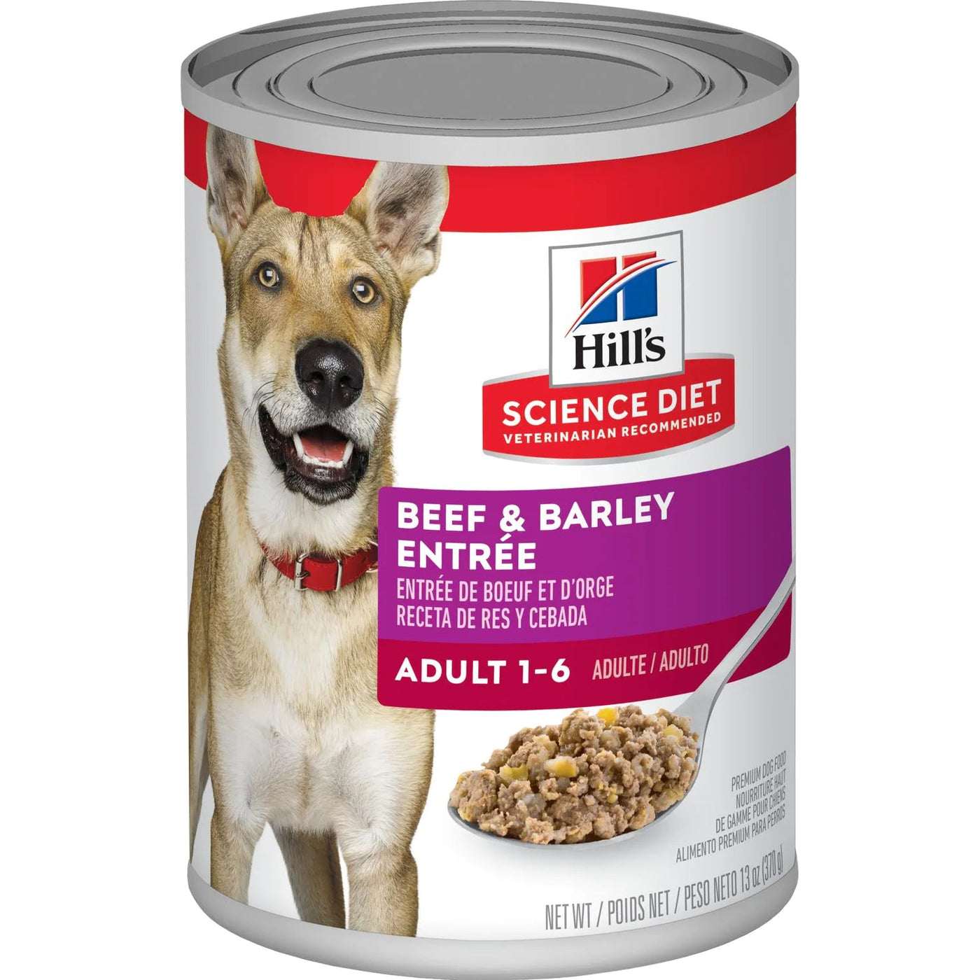 Adult Beef & Barley Entrée - Wet Dog Food - Hill's Science Diet - PetToba-Hill's Science