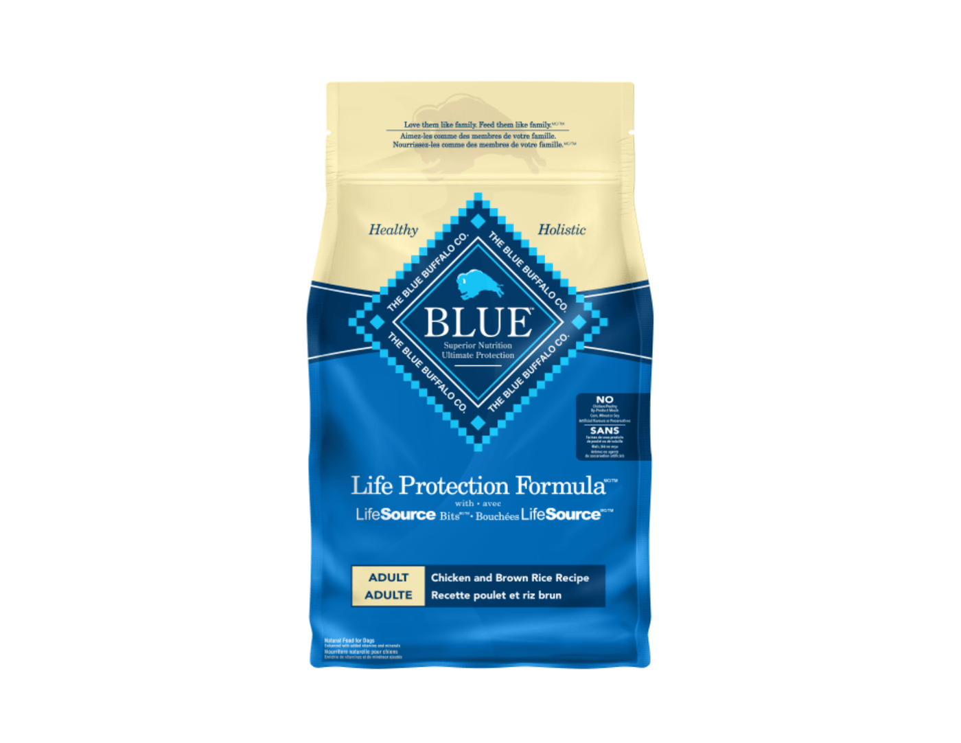Adult Chicken and Brown Rice - Dry Dog food - Blue Buffalo - PetToba-Blue Buffalo