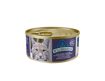 Adult Chicken Entrée Cat Canned Food - Wet Cat Food - Blue Cat Wilderness - PetToba-Blue Buffalo