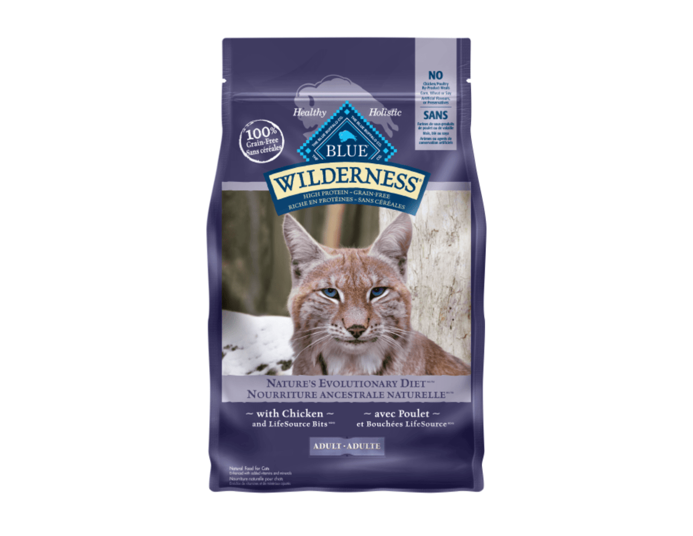 Adult Chicken Grain Free Cat Food - Dry Cat Food - Blue Cat Wilderness - PetToba-Blue Buffalo