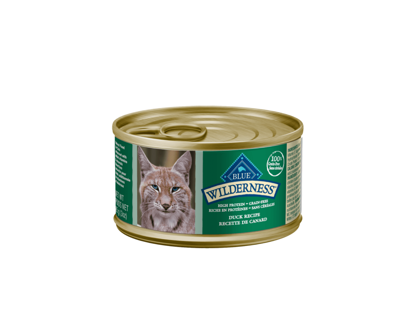 Adult Duck Entrée Cat Canned Food - Wet Cat Food - Blue Cat Wilderness - PetToba-Blue Buffalo