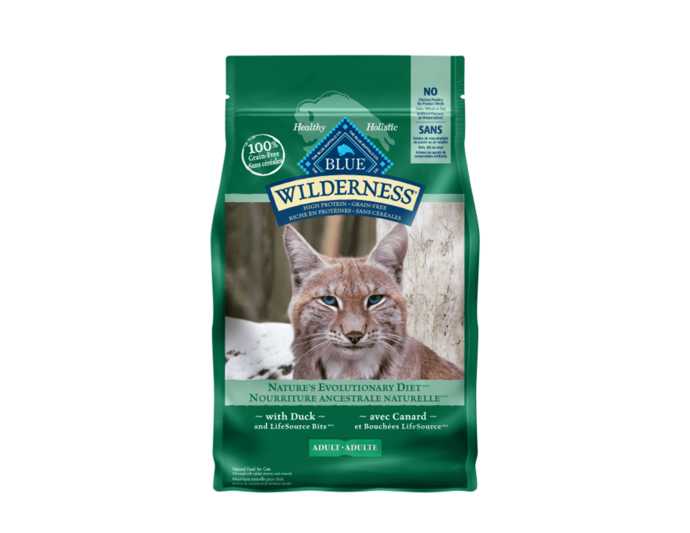 Adult Duck Grain Free Cat Food - Dry Cat Food - Blue Cat Wilderness - PetToba-Blue Buffalo