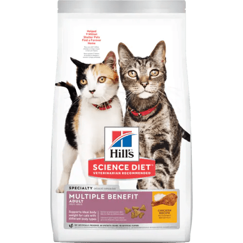 Adult Multiple Benefit - Dry Cat Food - Hill's Science Diet - PetToba-Hill's Science
