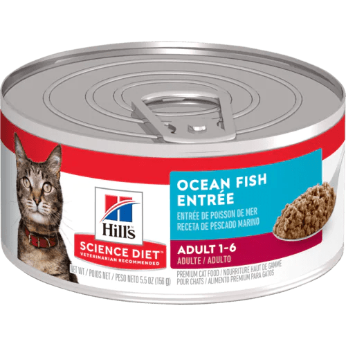 Adult Ocean Fish Entrée - Wet Cat Food - Hill's Science Diet - PetToba-Hill's Science
