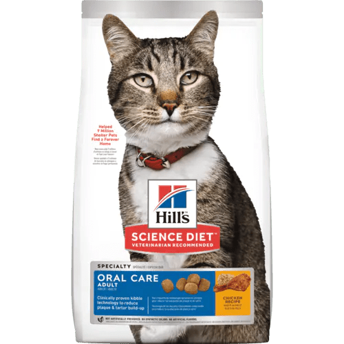 Adult Oral Care - Dry Cat Food - Hill's Science Diet - PetToba-Hill's Science