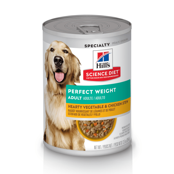 Adult Perfect Weight Hearty Vegetable & Chicken Stew - Wet Dog Food - Hill's Science Diet - PetToba-Hill's Science