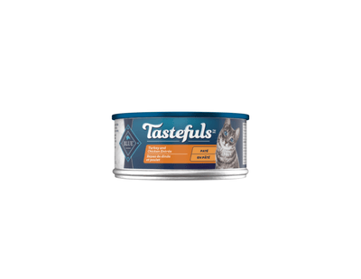 Adult Turkey & Chicken Pate for Cats - Wet Cat Food - Blue Tastefuls - PetToba-Blue Buffalo