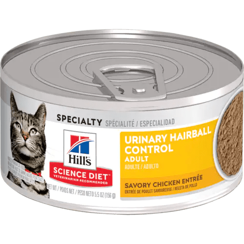 Adult Urinary Hairball Control Savory Chicken Entrée - Wet Cat Food - Hill's Science Diet