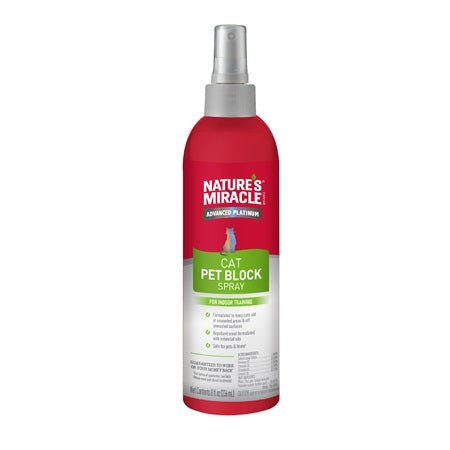 Advanced Platinum Cat Pet Block Repellent Spray - Nature's Miracle - PetToba-Nature's Miracle
