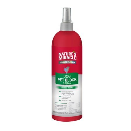 Advanced Platinum Dog Pet Block Repellent Spray - Nature's Miracle - PetToba-Nature's Miracle