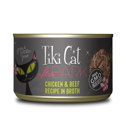 After Dark GF Chicken/Beef (2.8 | 5.5 oz) Wet Cat food - Tiki Cat - PetToba-Tiki Cat