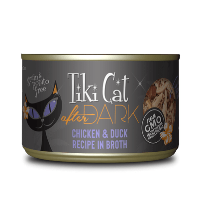 After Dark GF Chicken/Duck (2.8 | 5.5 oz) Wet Cat food - Tiki Cat - PetToba-Tiki Cat
