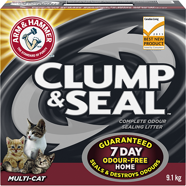 A&H Clump & Seal Clumping Multi-Cat 9.1KG - Cat Litter - ARM & HAMMER™ - PetToba-Arm & Hammer