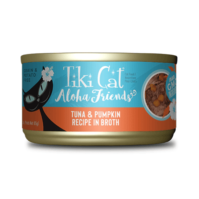 Aloha Friends GF Tuna/Pumpkin (3.0 | 5.5 oz) Wet Cat food - Tiki Cat - PetToba-Tiki Cat