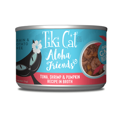 Aloha Friends GF Tuna/Shrimp/Pumpkin (3.0 | 5.5 oz) Wet Cat food - Tiki Cat - PetToba-Tiki Cat