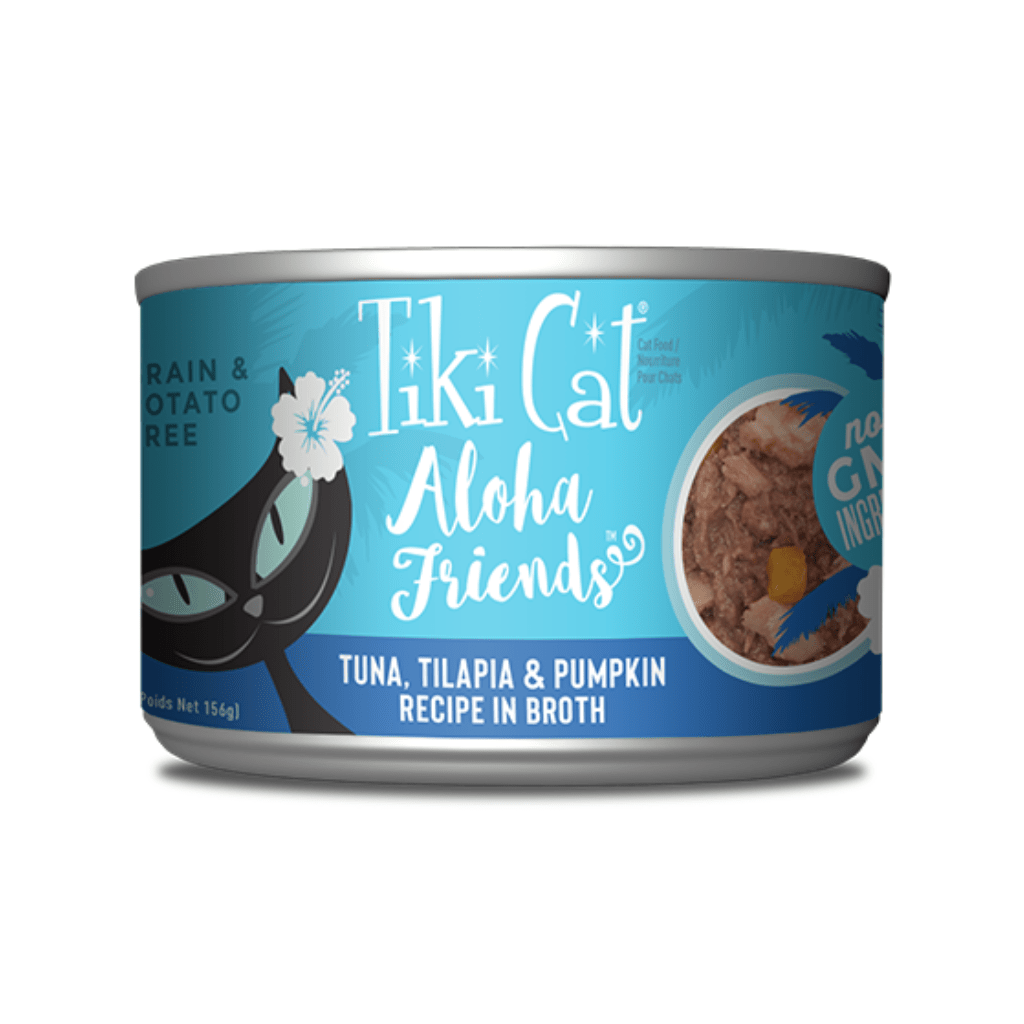 Aloha Friends GF Tuna/Tilapia/Pumpkin (3.0 | 5.5 oz) Wet Cat food - Tiki Cat - PetToba-Tiki Cat