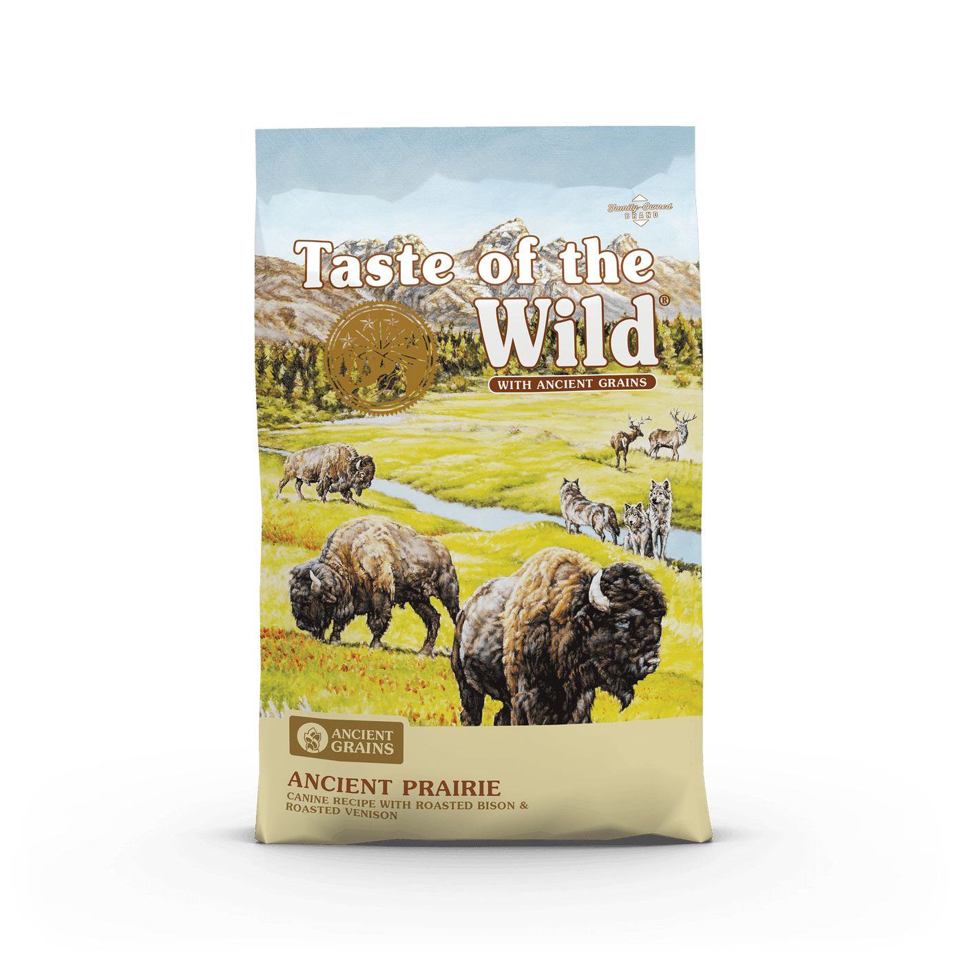 Ancient Prairie Canine Recipe with Roasted Bison & Roasted Venison - Dry Dog Food - Taste Of The Wild - PetToba-Taste of the Wild