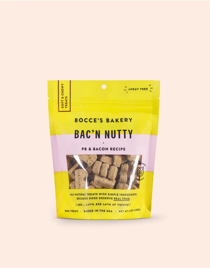 Bac N Nutty Soft & Chewy Treats - Dog Treats - Bocce's - PetToba-Bocce's Bakery