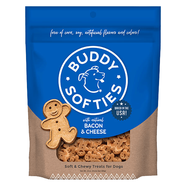 Bacon & Cheese Healthy Whole Grain Soft & Chewy Treats - Buddy Biscuit - PetToba-Buddy Biscuits