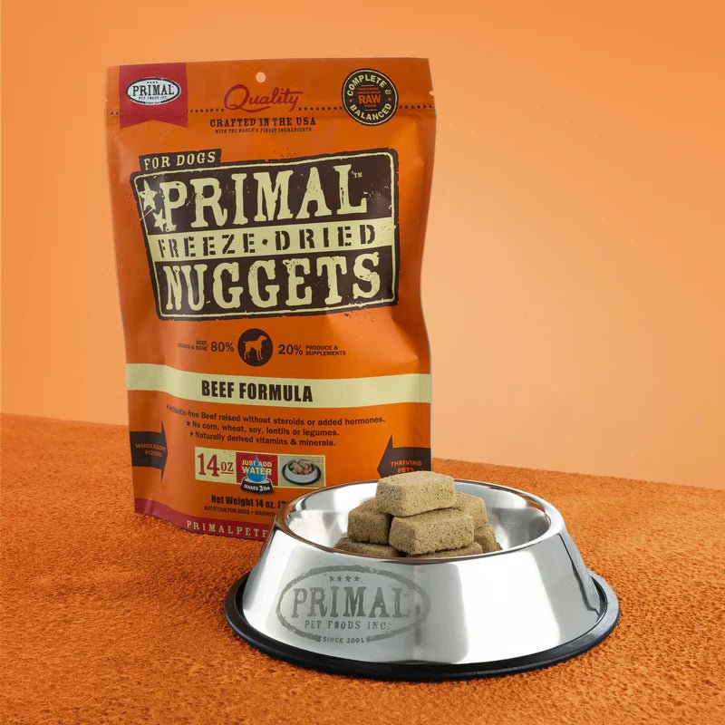 Beef Canine Raw Nuggets - Freeze Dried Raw Dog Food - Primal Pet Food - PetToba-Primal Pet Foods