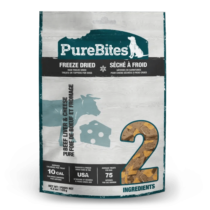 Beef & Cheese Freeze Dried Dog Treats - PureBites - PetToba-PureBites